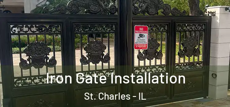 Iron Gate Installation St. Charles - IL